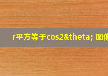 r平方等于cos2θ 图像